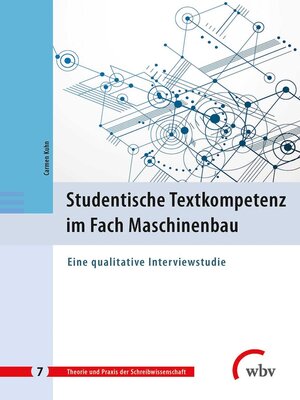 cover image of Studentische Textkompetenz im Fach Maschinenbau